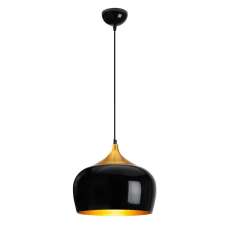 Berceste Metal Bell Ceiling Pendant Light in Black and Gold - UK