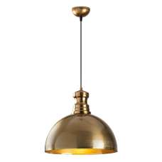 Berceste Metal Bowl Shape Ceiling Pendant Light in Gold - UK