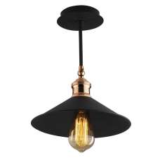 Berceste Metal Saucer Ceiling Pendant Light in Black - UK