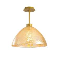 Bergama Metal Ceiling Light in Gold - UK
