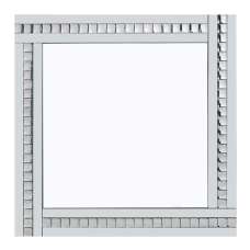 Berit Classic Triple Bar Wall Mirror In Crystal And Silver - UK