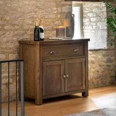 Bethesda Small Sideboard With 2 Doors 1 Drawer In Natural - UK