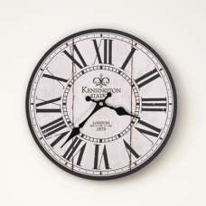 Biagio Wooden Vintage London Design Wall Clock In Multicolour - UK