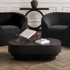 Biloxi Wooden Coffee Table - Black - UK