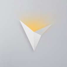 Bird Metal Wall Light in White - UK