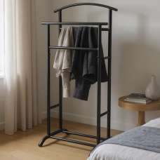 Birmingham Metal Coat Stand In Black - UK