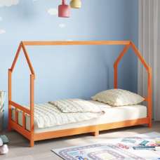 Bohemia 90x190cm Wooden Children Daybed In Wax Brown - UK