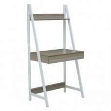 Bradken Wooden Laptop Desk With Metal Frame In Light Oak - UK