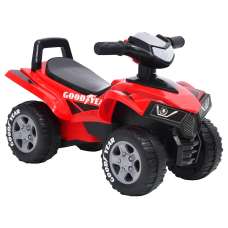 Brevard Plastic Kids Ride-on Quad - Red - UK