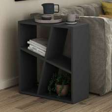 Briley Wooden Shelving Unit in Black - UK