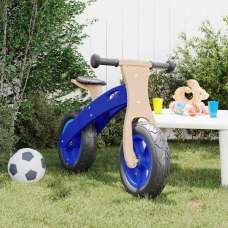 Buckeye Plywood Balance Bike With Air Tyres For Kids - Blue - UK