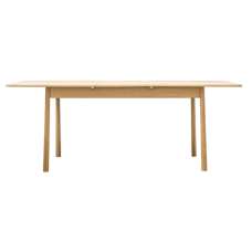 Burbank Extending Oak Wood Dining Table In Oak - UK