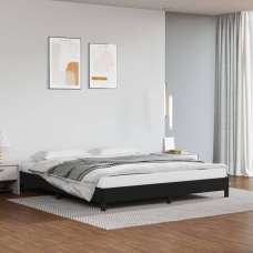 Burton Faux Leather Super King Size In Black - UK