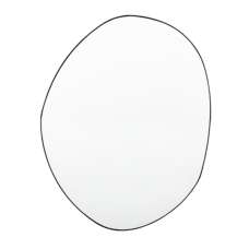 Caesar Medium Wall Bedroom Mirror In Black Frame - UK