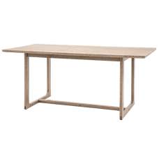 Cairo Wooden Dining Table Rectangular In Smoked Oak - UK