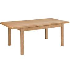 Camber Wooden Extending Dining Table In Waxed Oak - UK