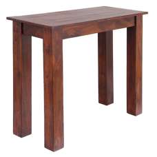 Cansu Solid Acacia Wooden Console Table In Dark Oak - UK