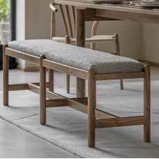 Captiva Acacia Wood Dining Bench In Natural - UK