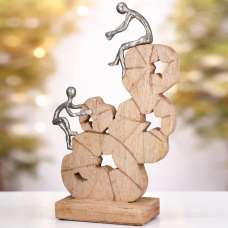Carnation Aluminium To the Peak Sculpture In Natural - UK