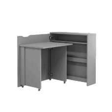 Carson 90cm Left Convertible Wooden Laptop Desk In Grey - UK
