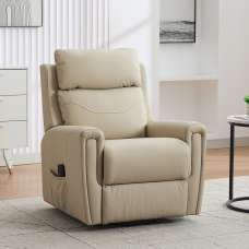 Celmor Fabric Recliner Chair in Stone - UK