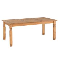 Central Rectangular Wooden Dining Table Large In Oak - UK