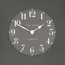 Chantilly Medium Metal Mantel Clock In Dolphine - UK