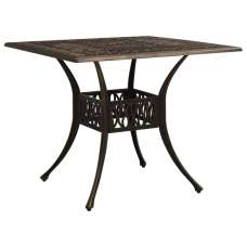 Charlton Aluminium Garden Bistro Table In Bronze - UK