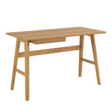 Chico Wooden Laptop Desk With 1 Drawer In Oak - UK