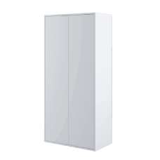 Clarion Wooden Wardrobe With 2 Doors In Matt White - UK