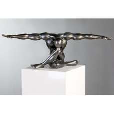 Cliffhanger Poly Design Sculpture In Antique Anthracite - UK