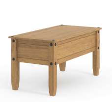 Consett Wooden Rectangular Coffee Table In Oak - UK
