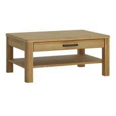 Corco Wooden Coffee Table With 1 Drawer In Grandson Oak - UK