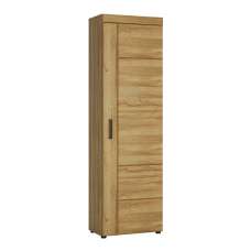 Corco Wooden Tall Right Handed Storage Cabinet In Grandson Oak - UK