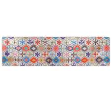Corwin 300cm Polyester Washable Anti-Slip Rug In Multicolour - UK