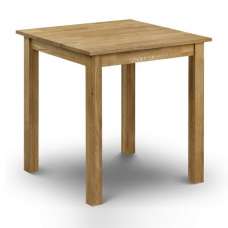 Calliope Square Wooden Dining Table In Oiled Oak Finish - UK