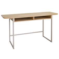 Dalhart Wooden Rectangular Console Table In Oak - UK