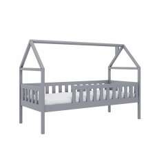 Dekalb Wooden Day Bed With Foam Mattress In Grey - UK