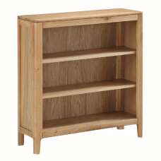 Derry Wooden Bookcase With 3 Shelves In Oak - UK