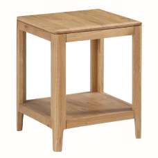 Derry Wooden Square End Table In Oak - UK