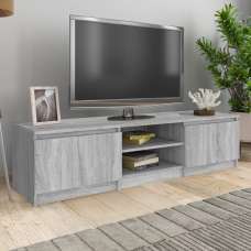 Dubuque Wooden TV Stand With 2 Shelves - Grey - UK