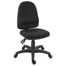 Earlville Backrest Fabric Home And Office Chair In Black - UK