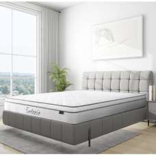 Elgin Fabric 4ft6 Pocket Spring Mattress - White - UK