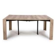 Elvora Large Wooden Extending Dining Table in Oak - UK
