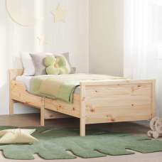 Eustis Wooden Extendable Kids Bed In Natural - UK