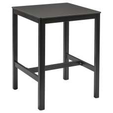 Extro 60cm Wooden Dining Table In Black - UK