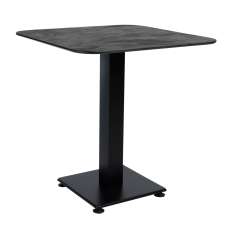 Extro 79cm Black Moon Top Dining Table with Akira Base - UK
