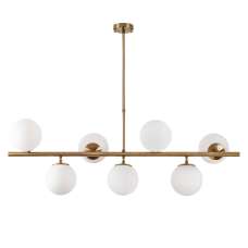 Fazli 7 Light Metal Adjustable Ceiling Pendant Light in Vintage - UK