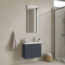 Ferla Wooden Bathroom Furniture Set with 2 Doors in Matte Anthracite - UK