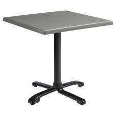 Fernie 60cm Wooden Flip Top Square Bistro Table In Grey - UK